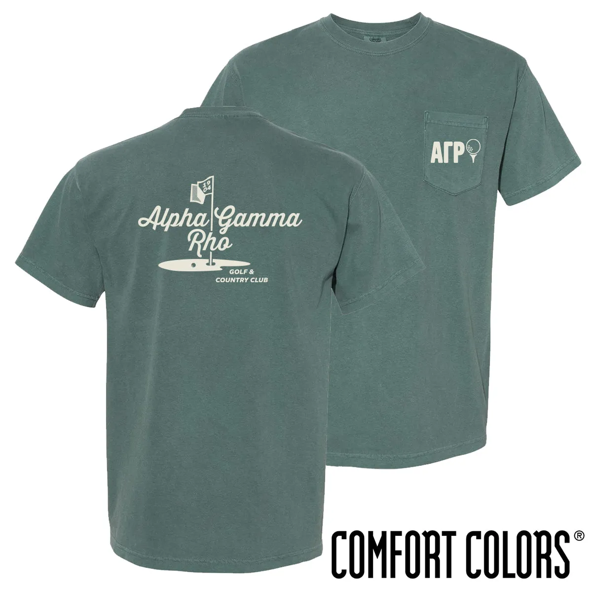 AGR Comfort Colors Par For The Course Short Sleeve Tee