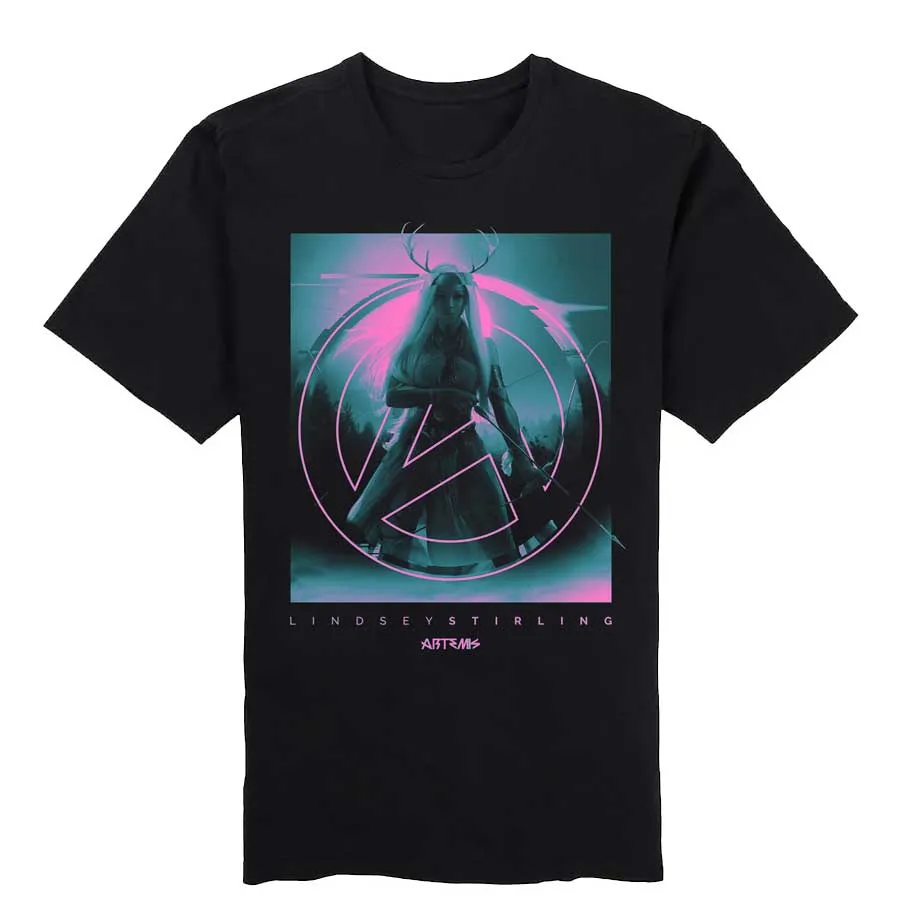 ARTEMIS PHOTO BLACK TEE