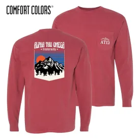 ATO Comfort Colors Long Sleeve Retro Alpine Tee