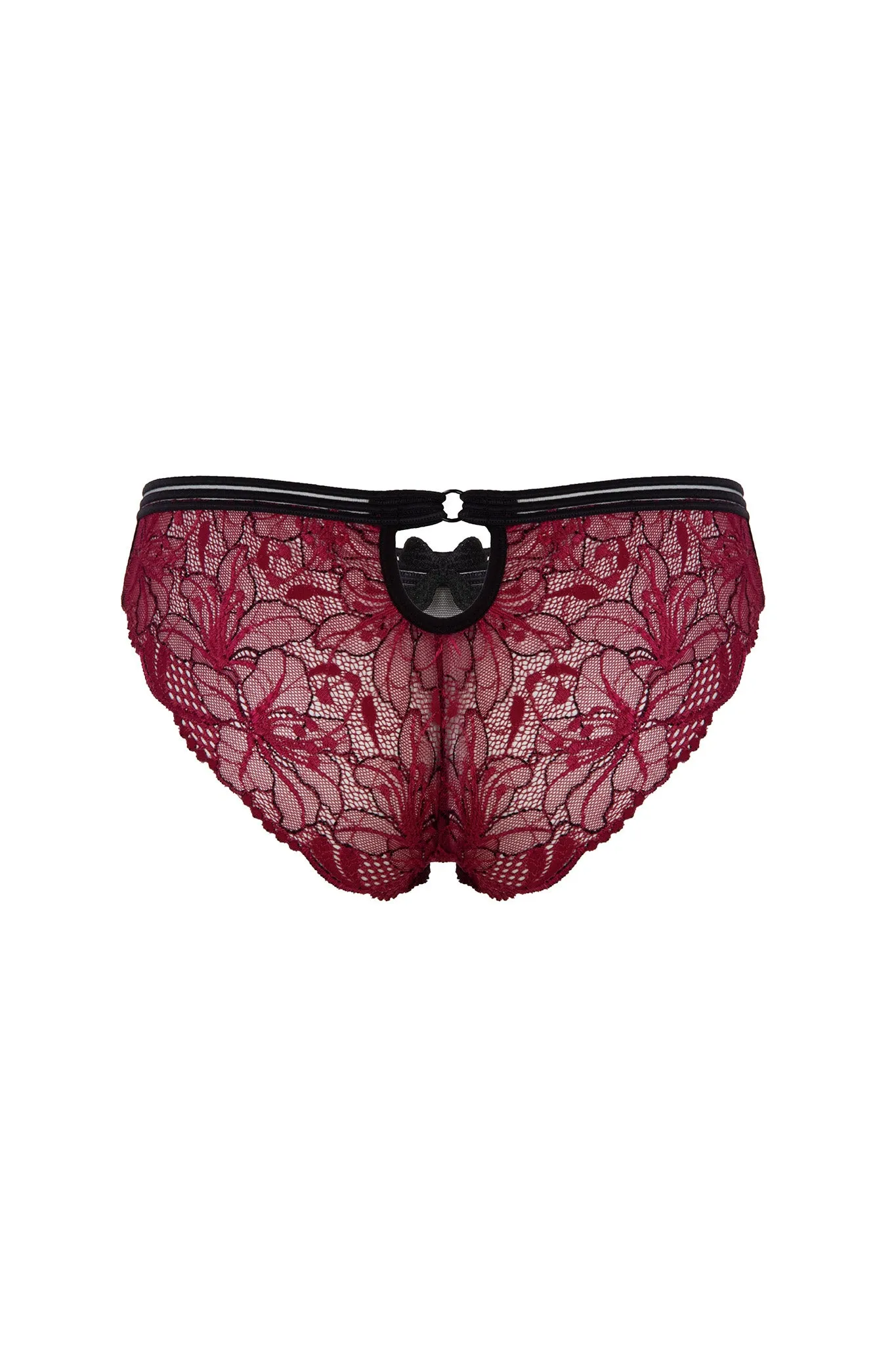 Bordeaux Lace Briefs