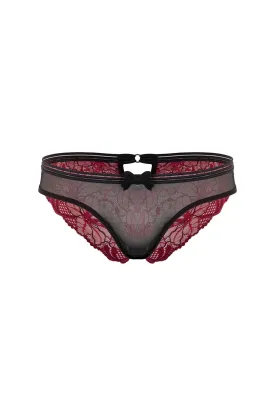 Bordeaux Lace Briefs