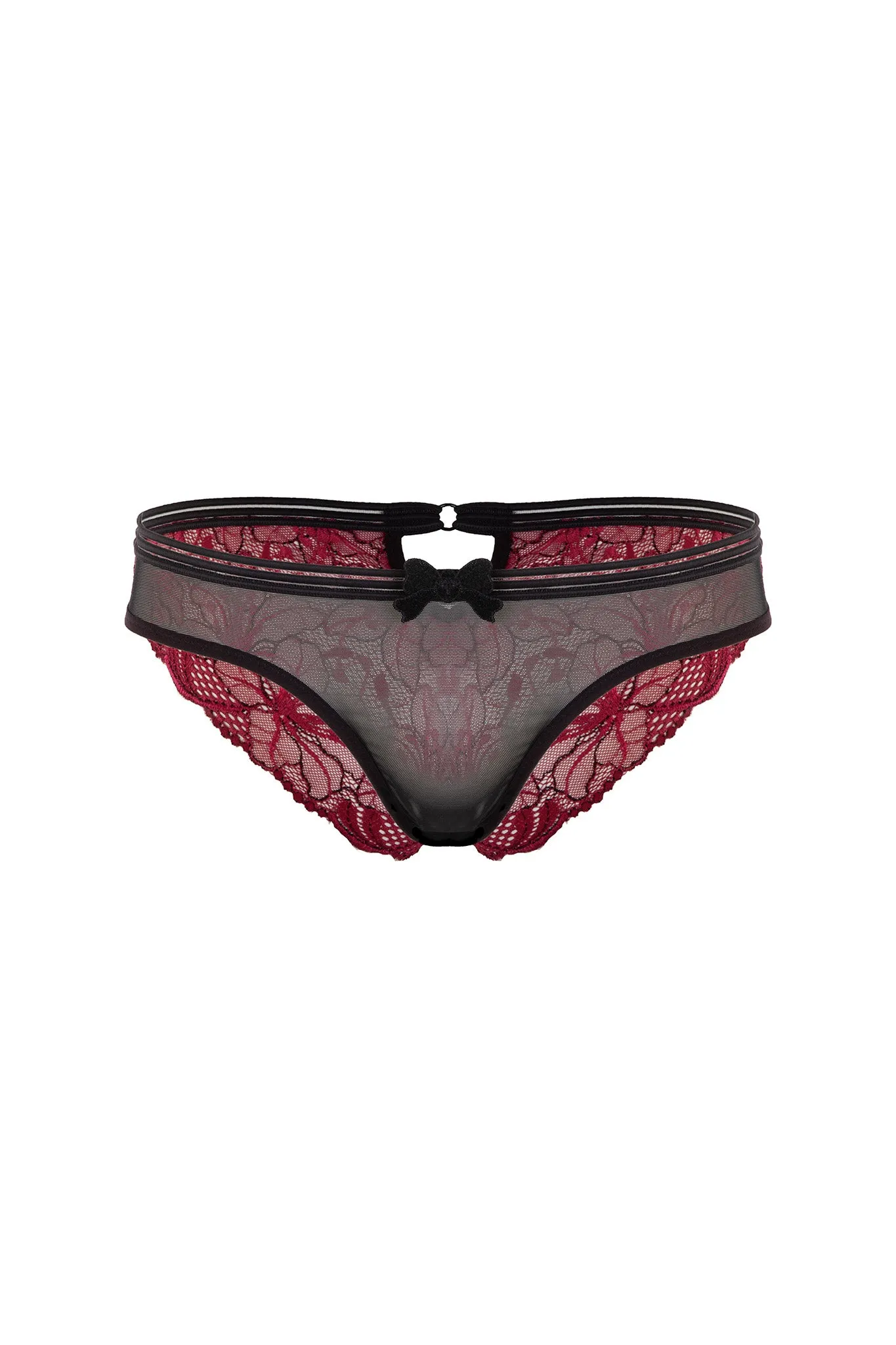 Bordeaux Lace Briefs