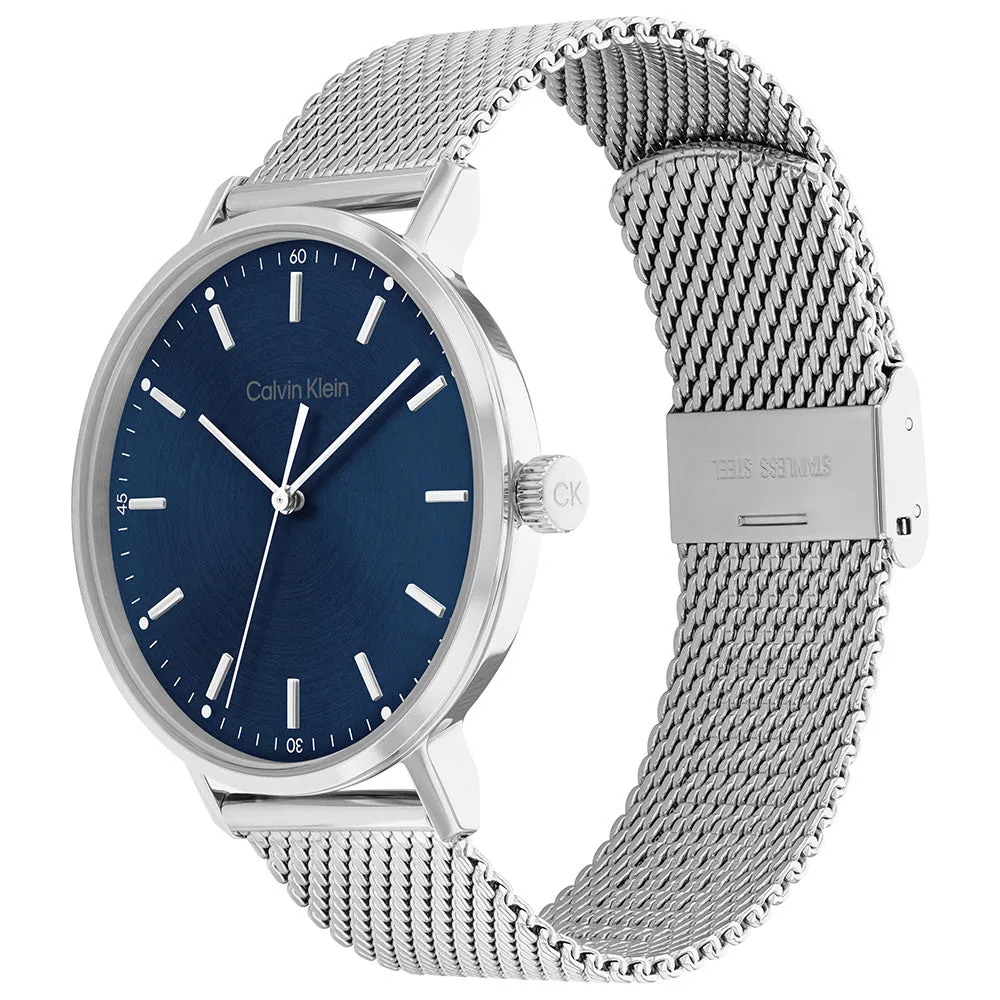 Calvin Klein 25200045 Modern Blue Sunray Dial Mens Watch