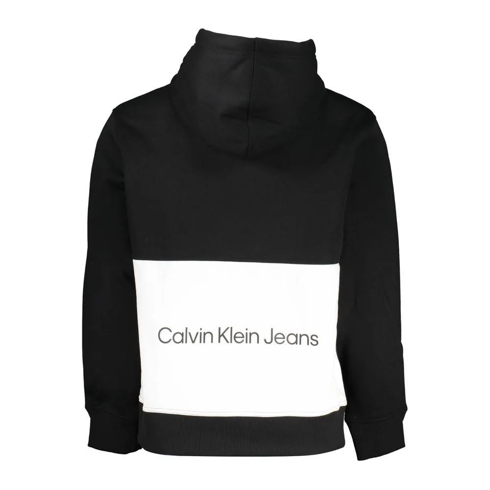 Calvin Klein Elegant Contrast Detail Hooded Sweatshirt