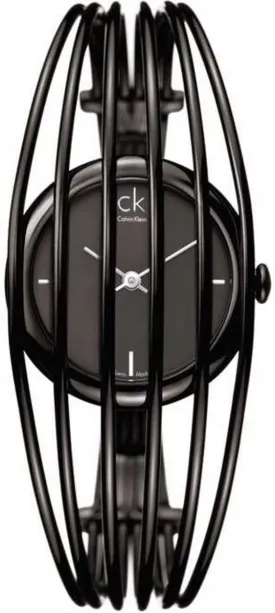 Calvin Klein Fly Black Stainless Steel Ladies Watch K9923402