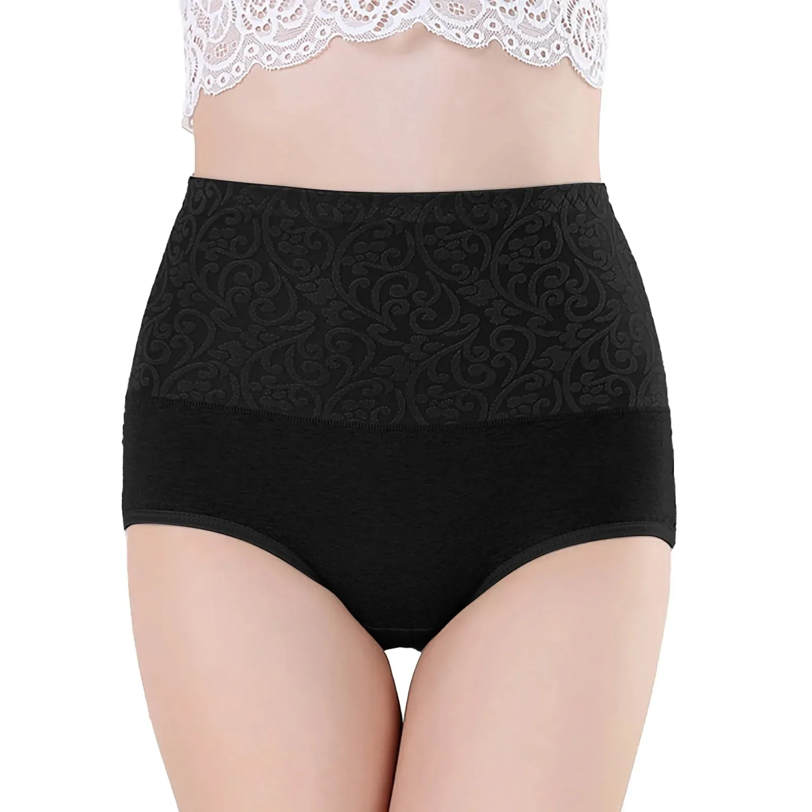 Cotton Panties for Women Plus Size Underwear High Waist Abdominal Briefs Female Girl Postpartum Recovery Panties Women's