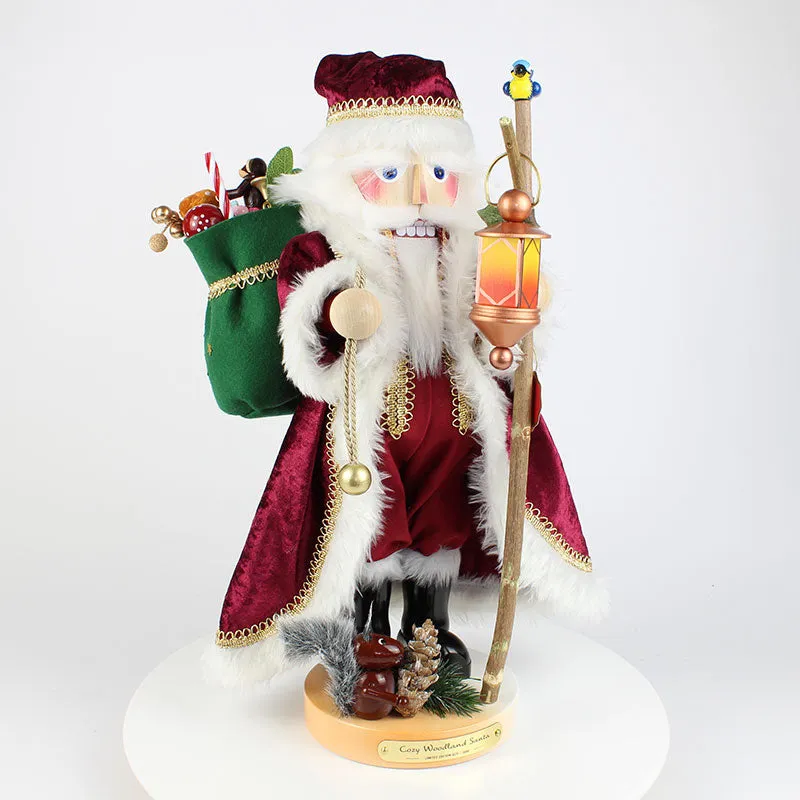 Cozy Woodland Santa