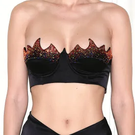 Crystal Flame Bra