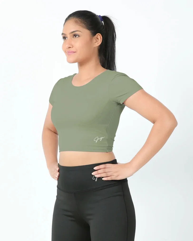 DareGlam Crossover Crop Top - Confidence in Style