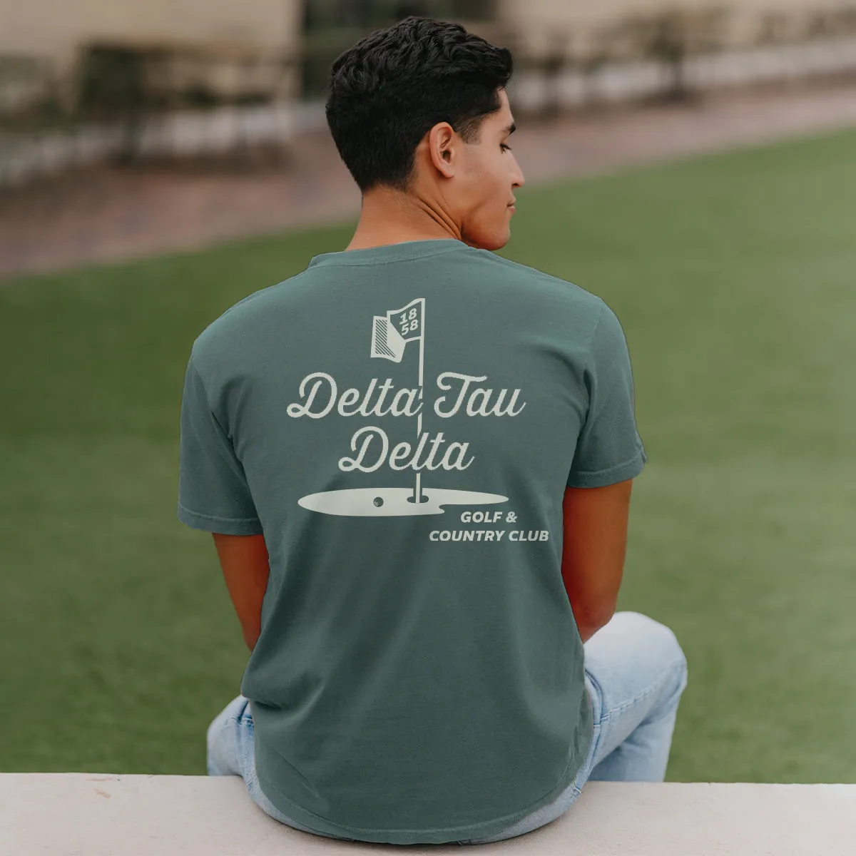 Delt Comfort Colors Par For The Course Short Sleeve Tee