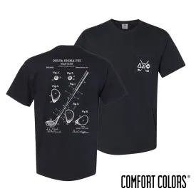 Delta Sig Comfort Colors Club Components Short Sleeve Tee