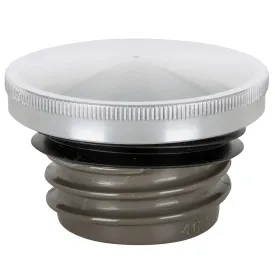 Domed Screw-In Gas Cap for Harley-Davidson 1982-1995 / Modern Triumph Bonneville T100 / T120, Scrambler, Thruxton - Aluminum