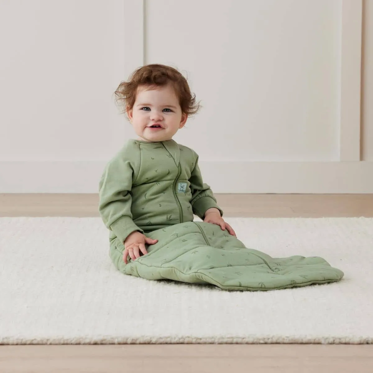 ergoPouch Jersey Sleeping Bag 2.5 TOG with Sleeves - Willow - 8 to 24 Months