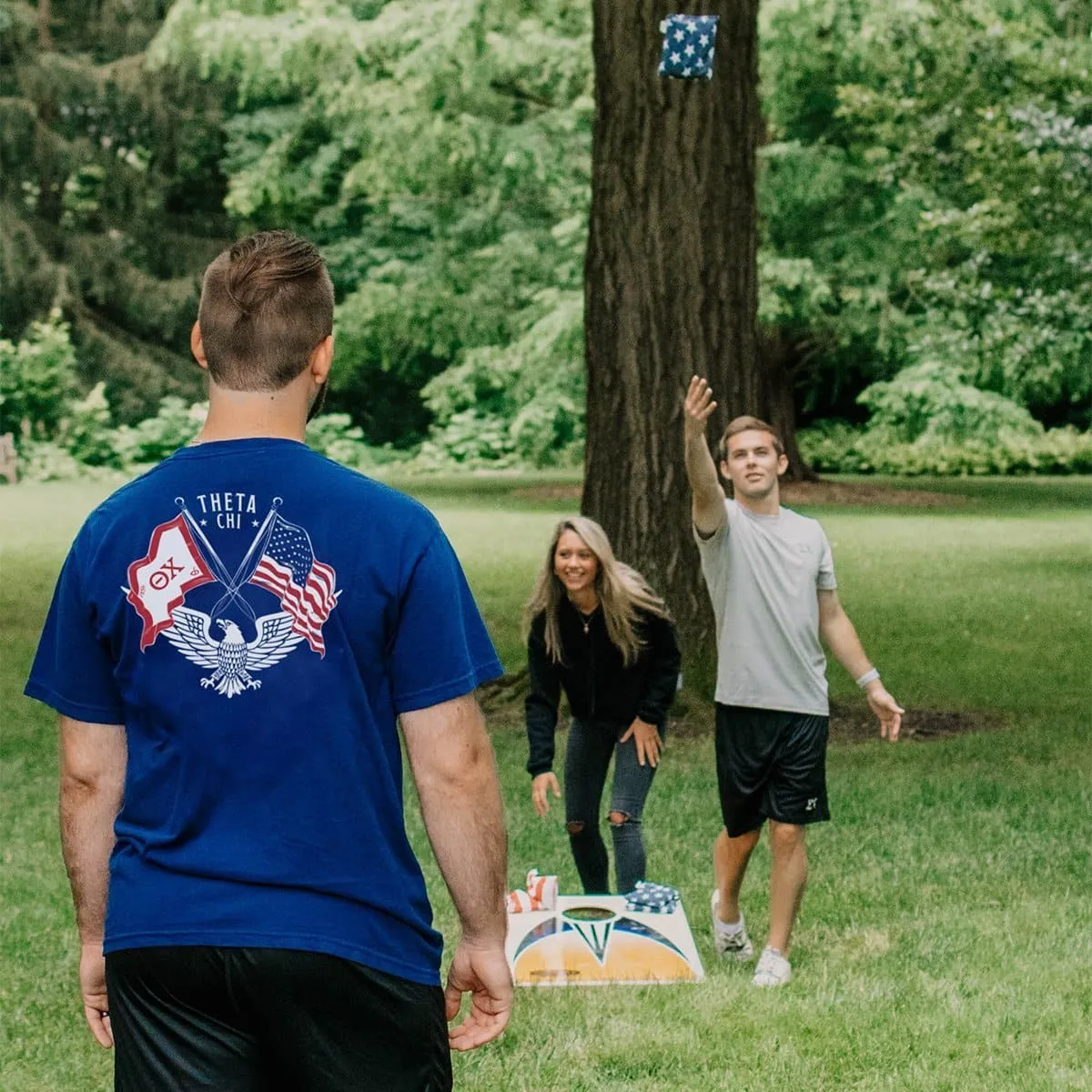 FIJI Comfort Colors Navy Patriot tee