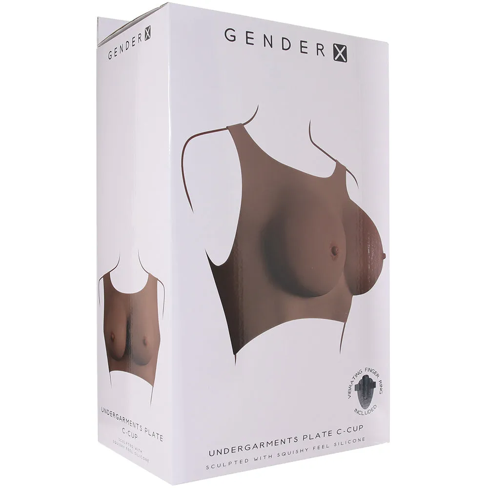 Gender X Undergarments Plate Wearable C-Cup in Dark