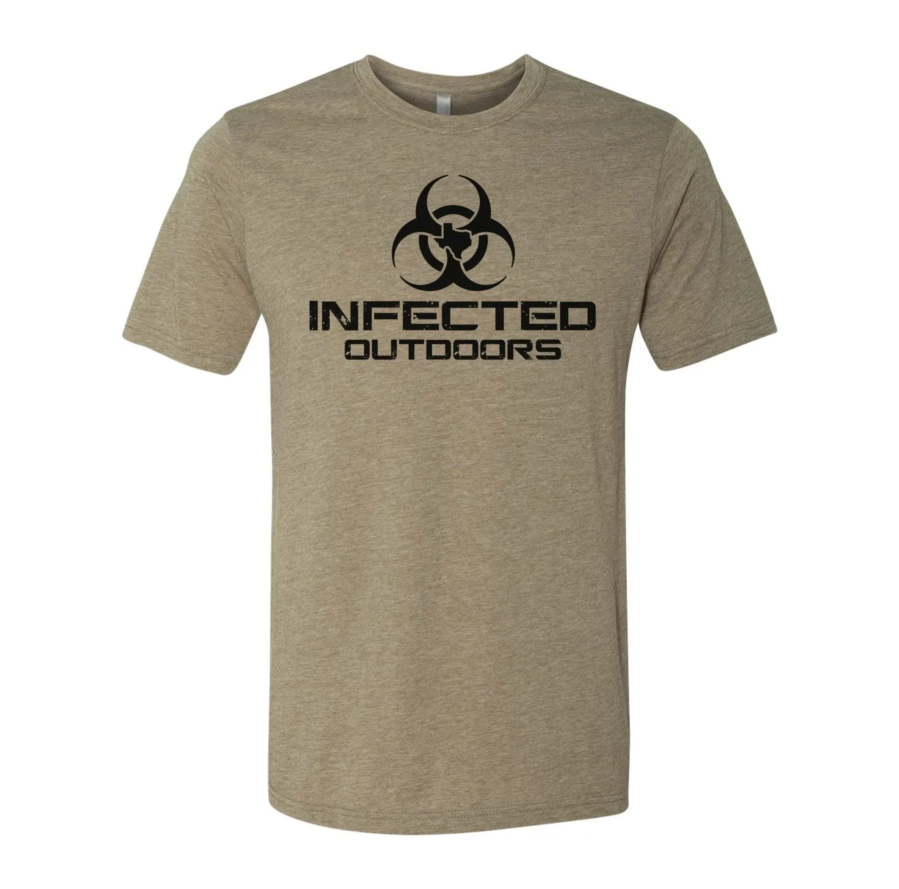 Infected Outdoors Stacked Logo Tee