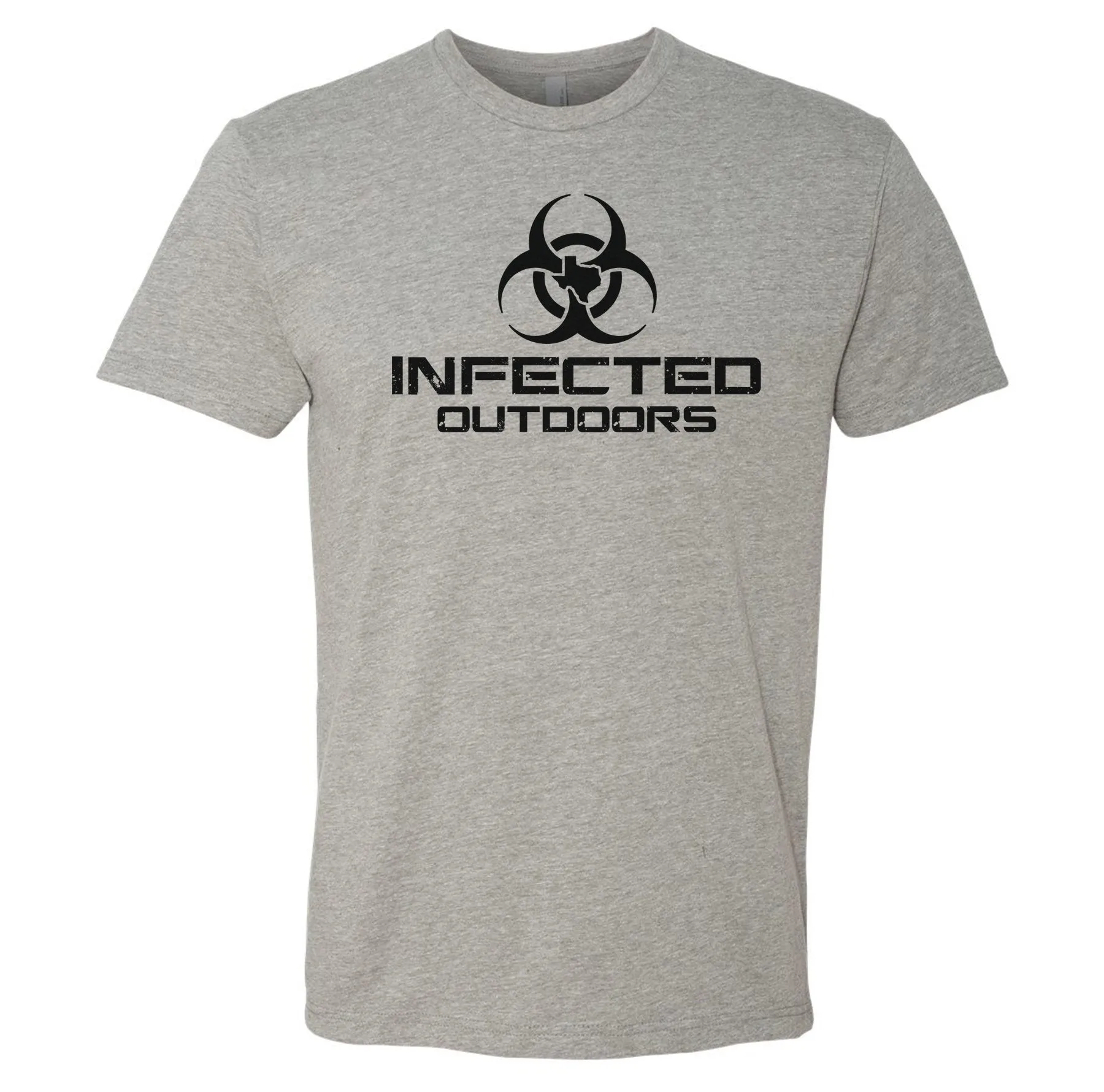 Infected Outdoors Stacked Logo Tee