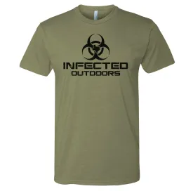 Infected Outdoors Stacked Logo Tee