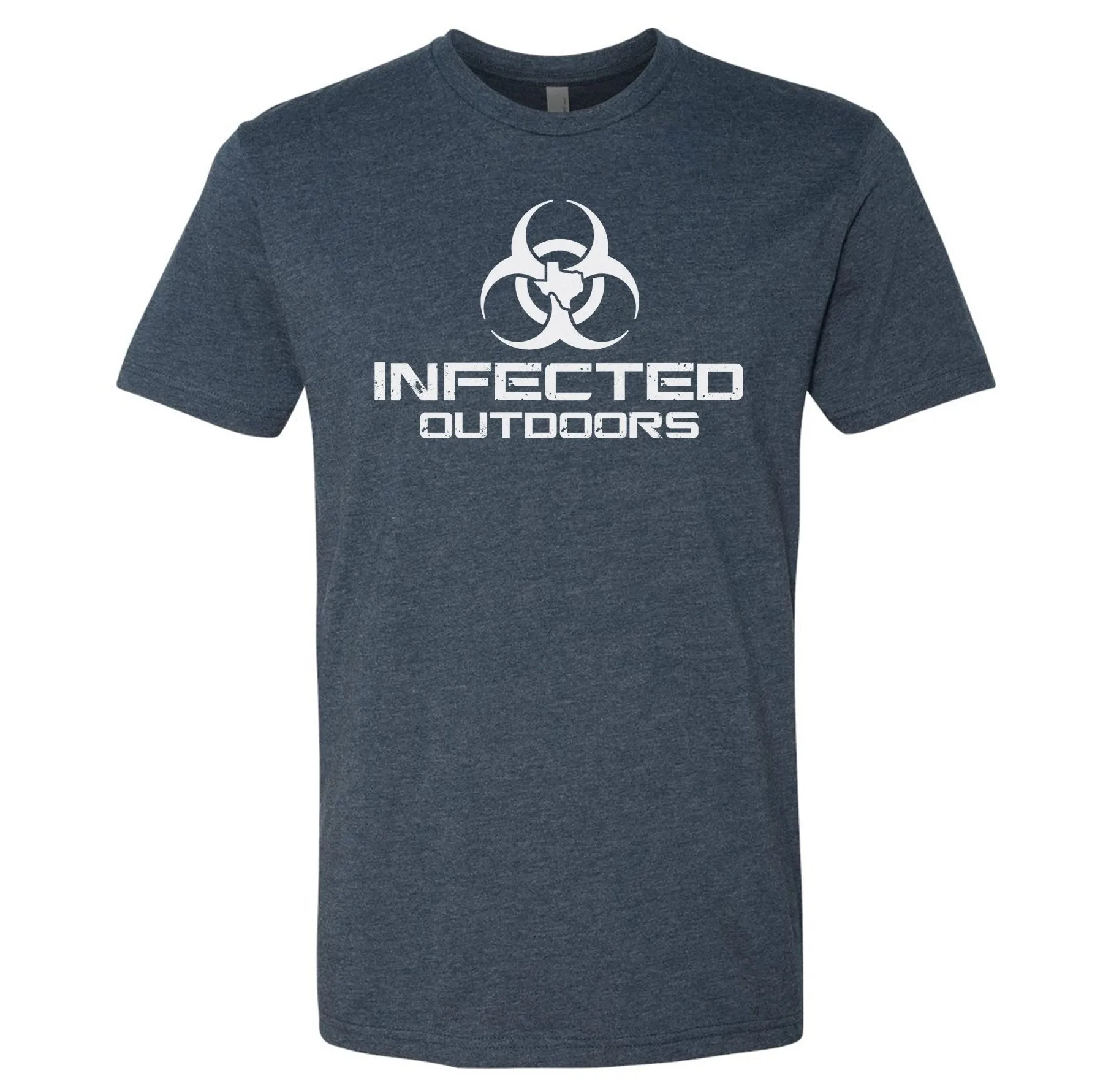 Infected Outdoors Stacked Logo Tee