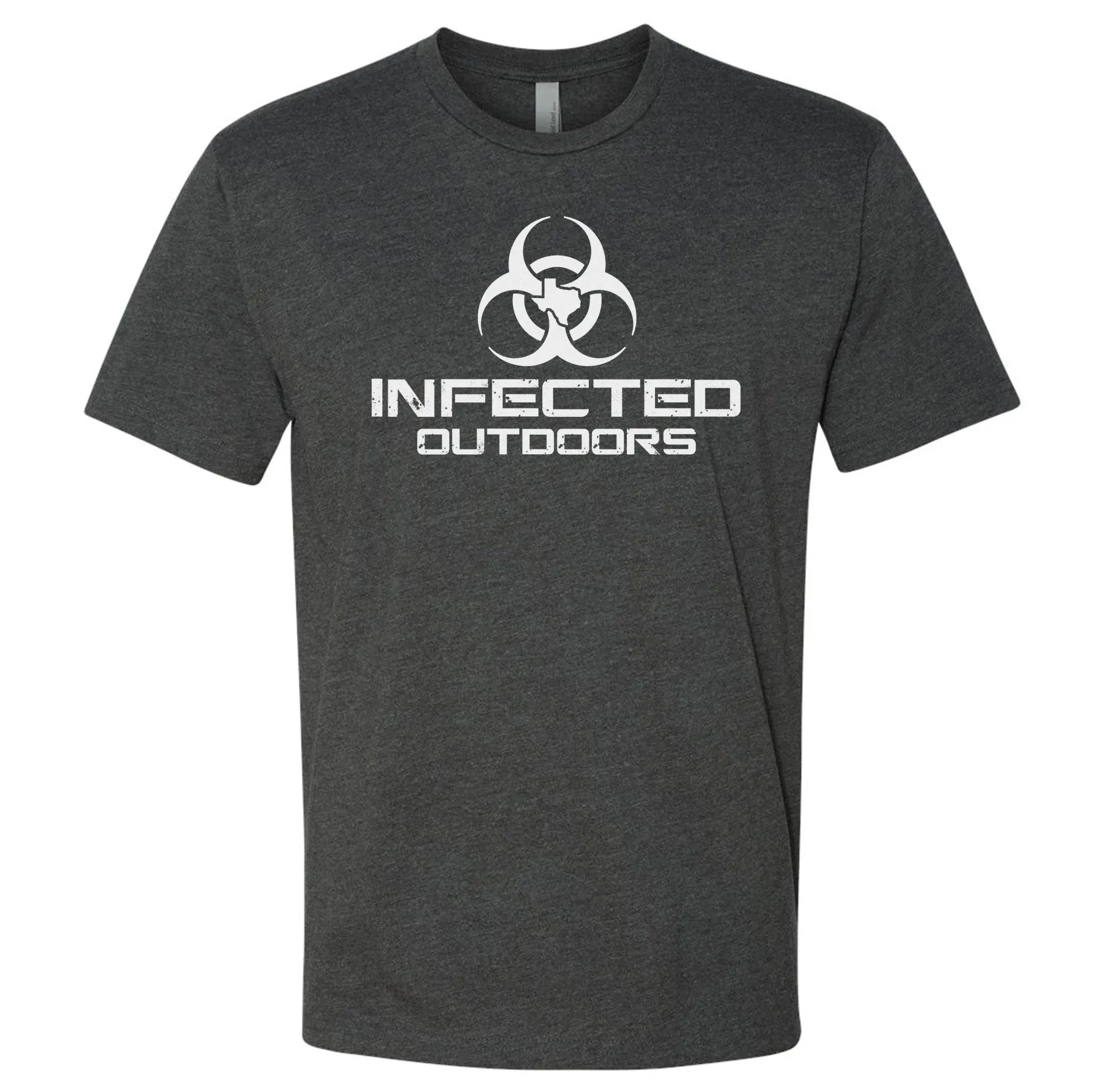 Infected Outdoors Stacked Logo Tee