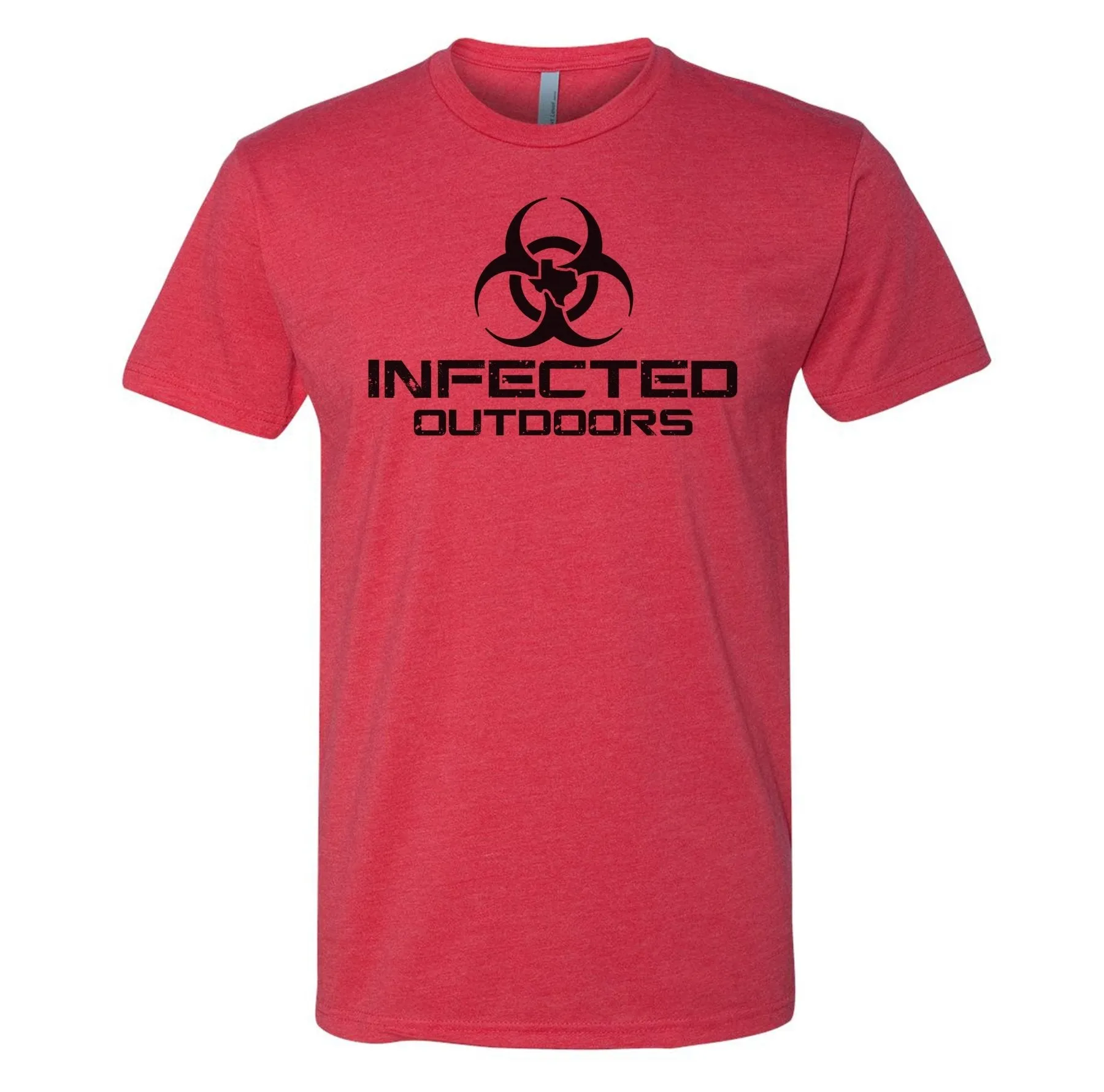 Infected Outdoors Stacked Logo Tee