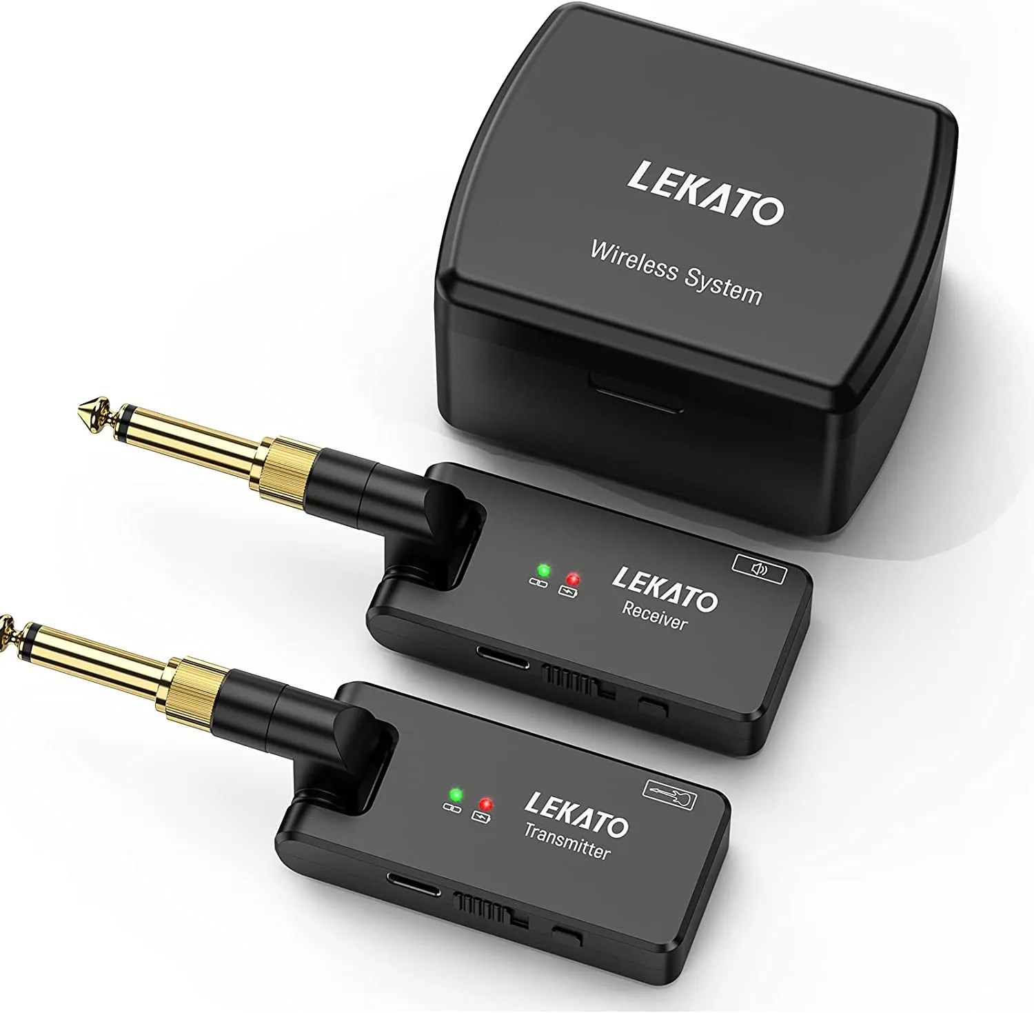 LEKATO WS-100 2.4G Wireless System with Charging Box