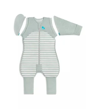 Love To Dream Swaddle Up™ 0.2 Tog Transition Suit Stripe Olive