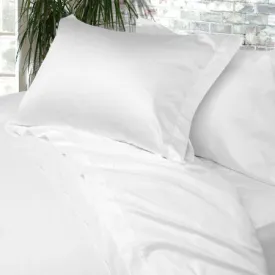 Luxury 800 TC 100% Pure Egyptian Cotton Queen Sheet Set In White