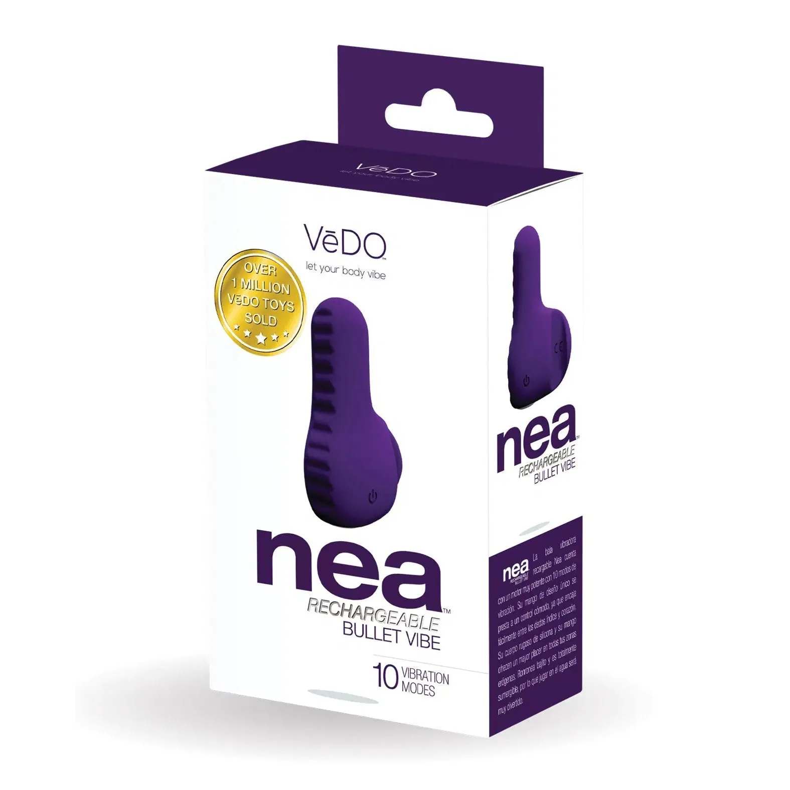 Nea Rechargeable Finger Vibe - Deep Purple