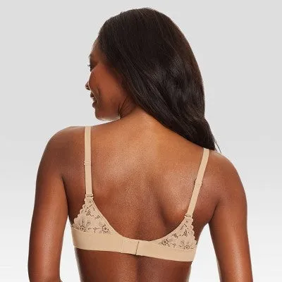 New - Maidenform Women's One Fabulous Fit 2.0 Extra Coverage Bra DM7549 - Beige 36DD