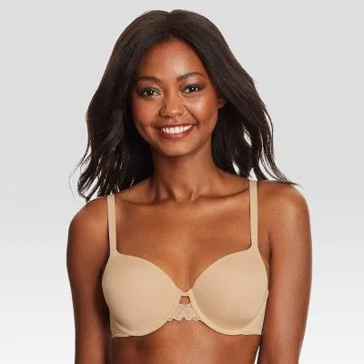 New - Maidenform Women's One Fabulous Fit 2.0 Extra Coverage Bra DM7549 - Beige 36DD