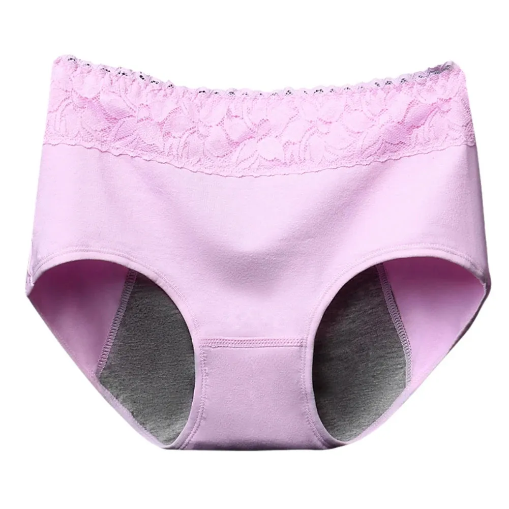 Panties For Menstruation Cotton Menstrual Panties High Waist Leak Proof Women Underwear Physiological Pants