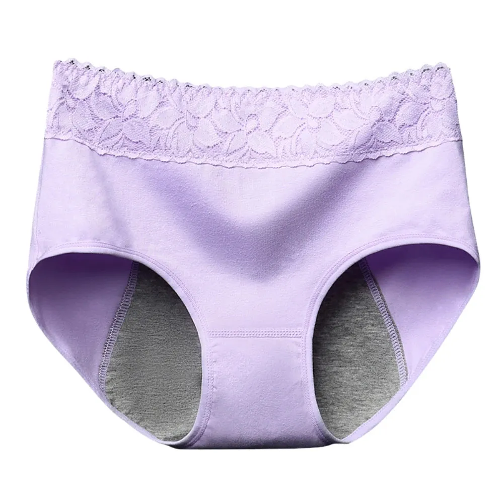 Panties For Menstruation Cotton Menstrual Panties High Waist Leak Proof Women Underwear Physiological Pants