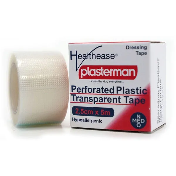 Perforated Plastic Transparent Tape 25mm x 5m