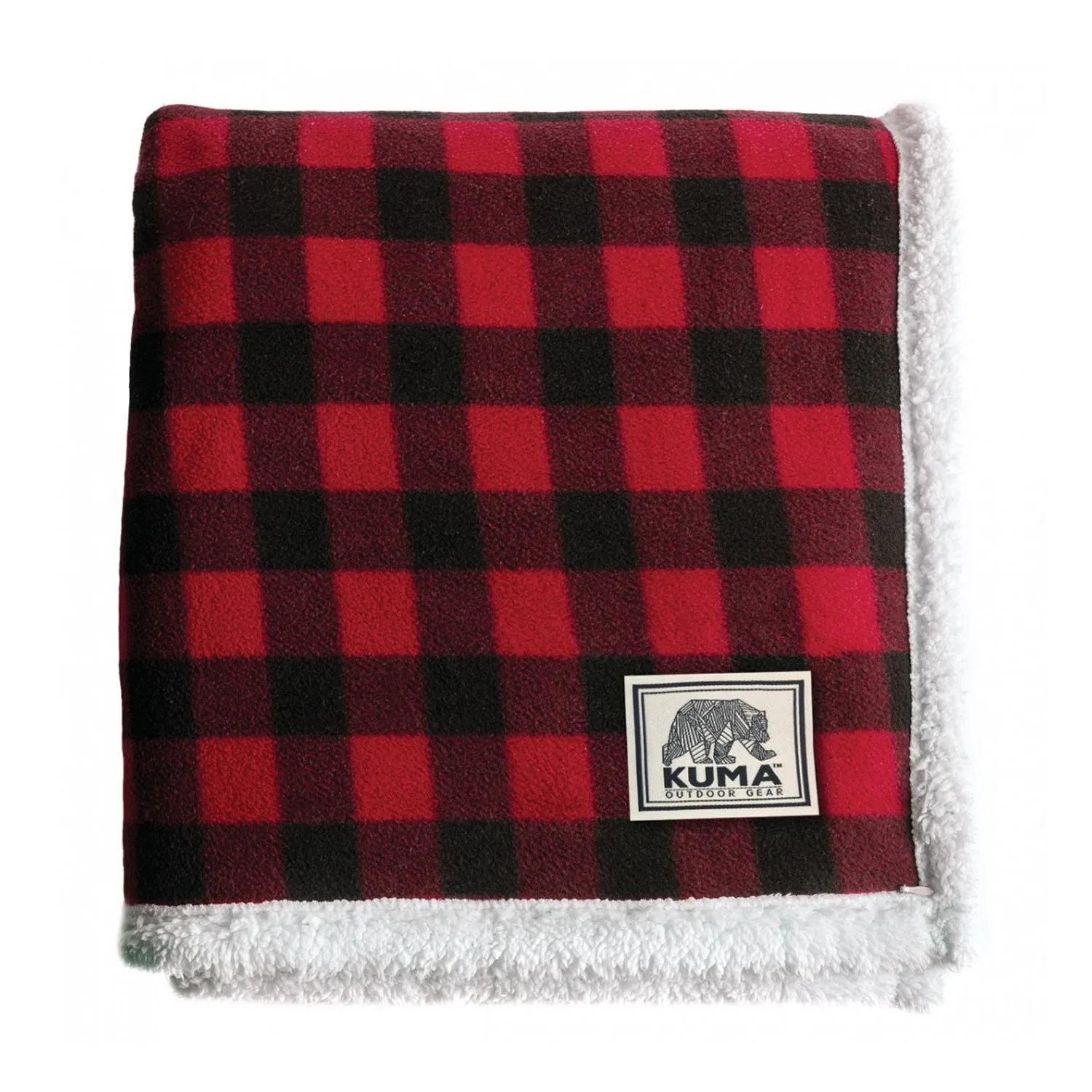 Plaid Fleece Throw by KUMA Outdoor Gear