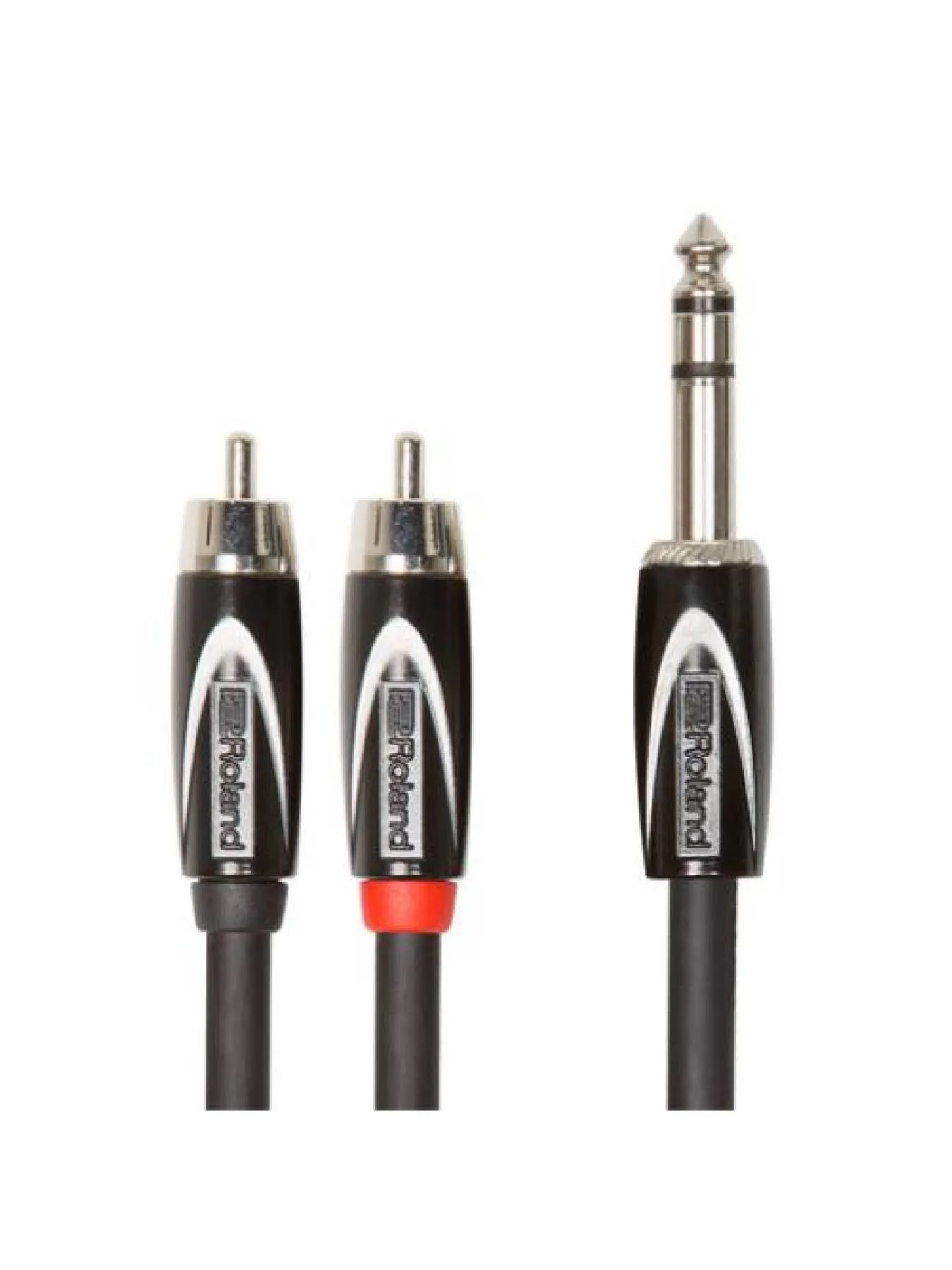 Roland RCC-5-TR2R-V2 Interconnect Cable, 1/4" TRS to Dual RCA, 5ft