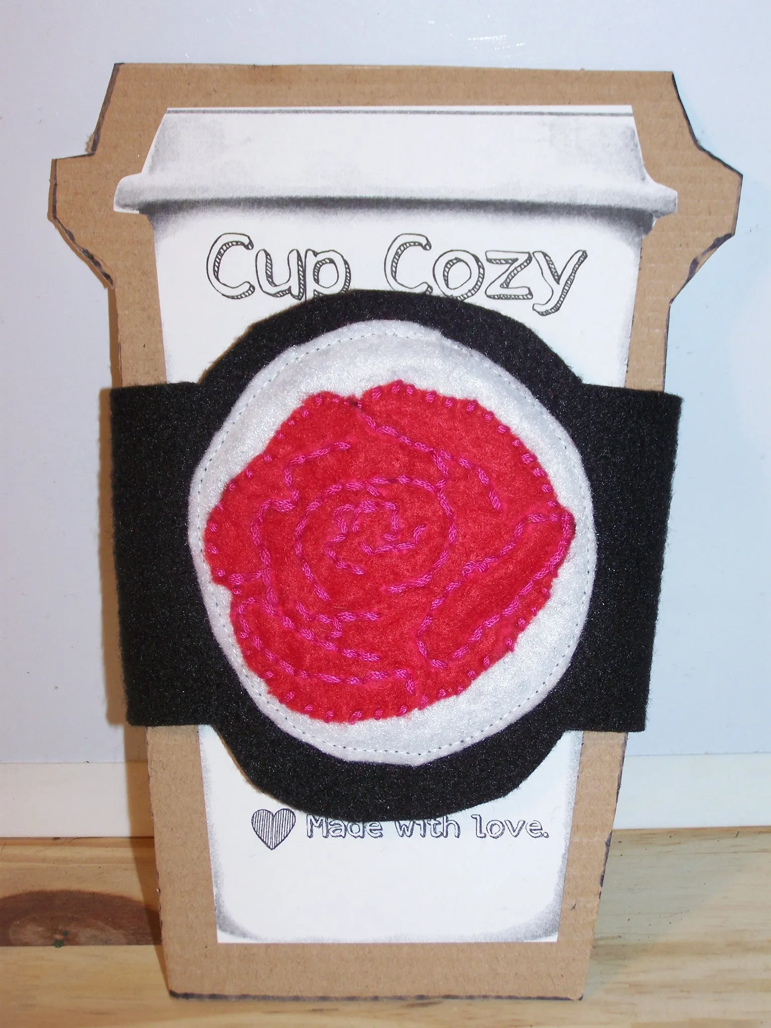 Rose Cup Cozy