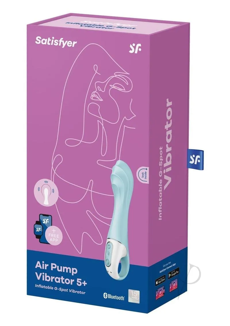 Satisfyer Air Pump Vibrator 5  Blue