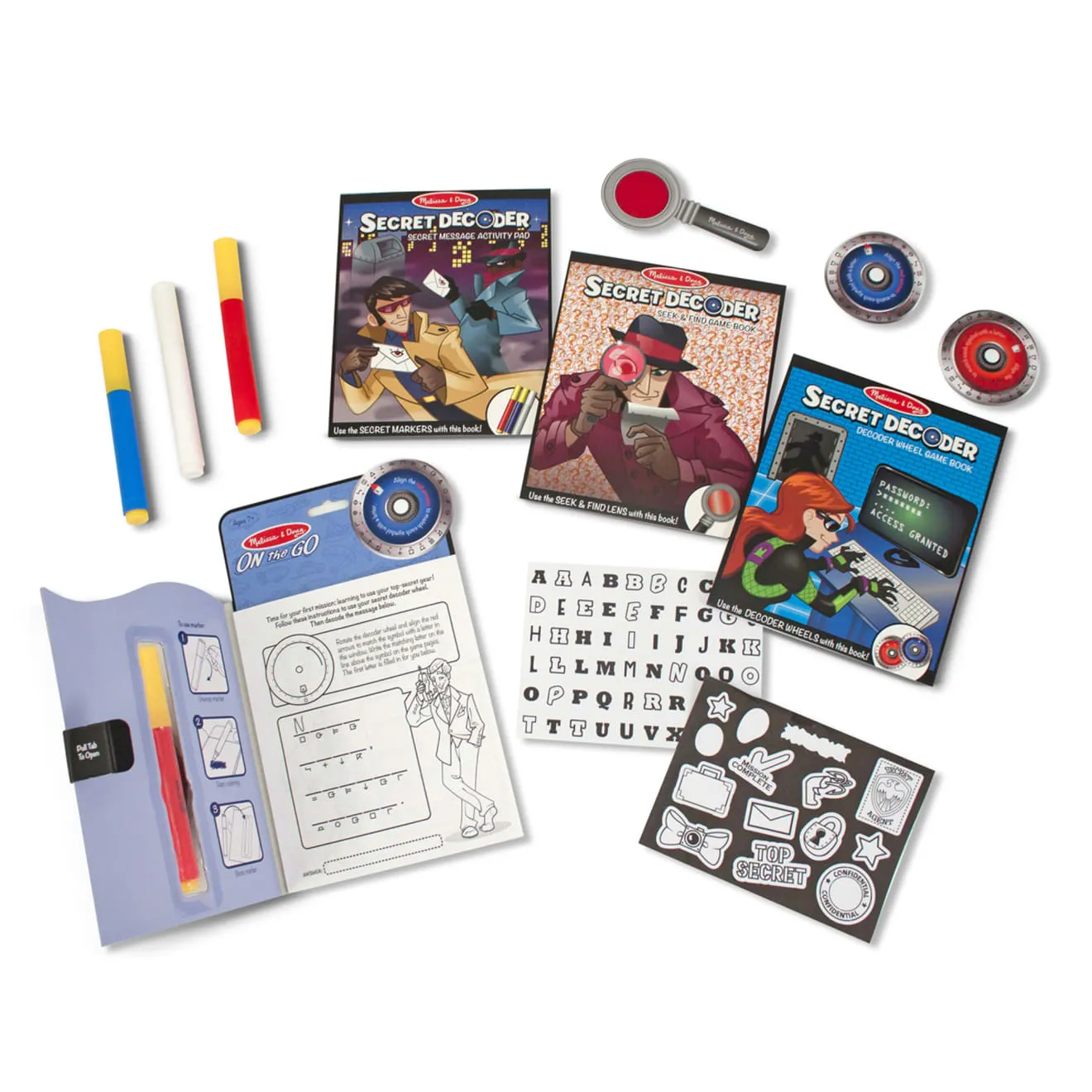 Secret Decoder Deluxe Activity Set - On the Go