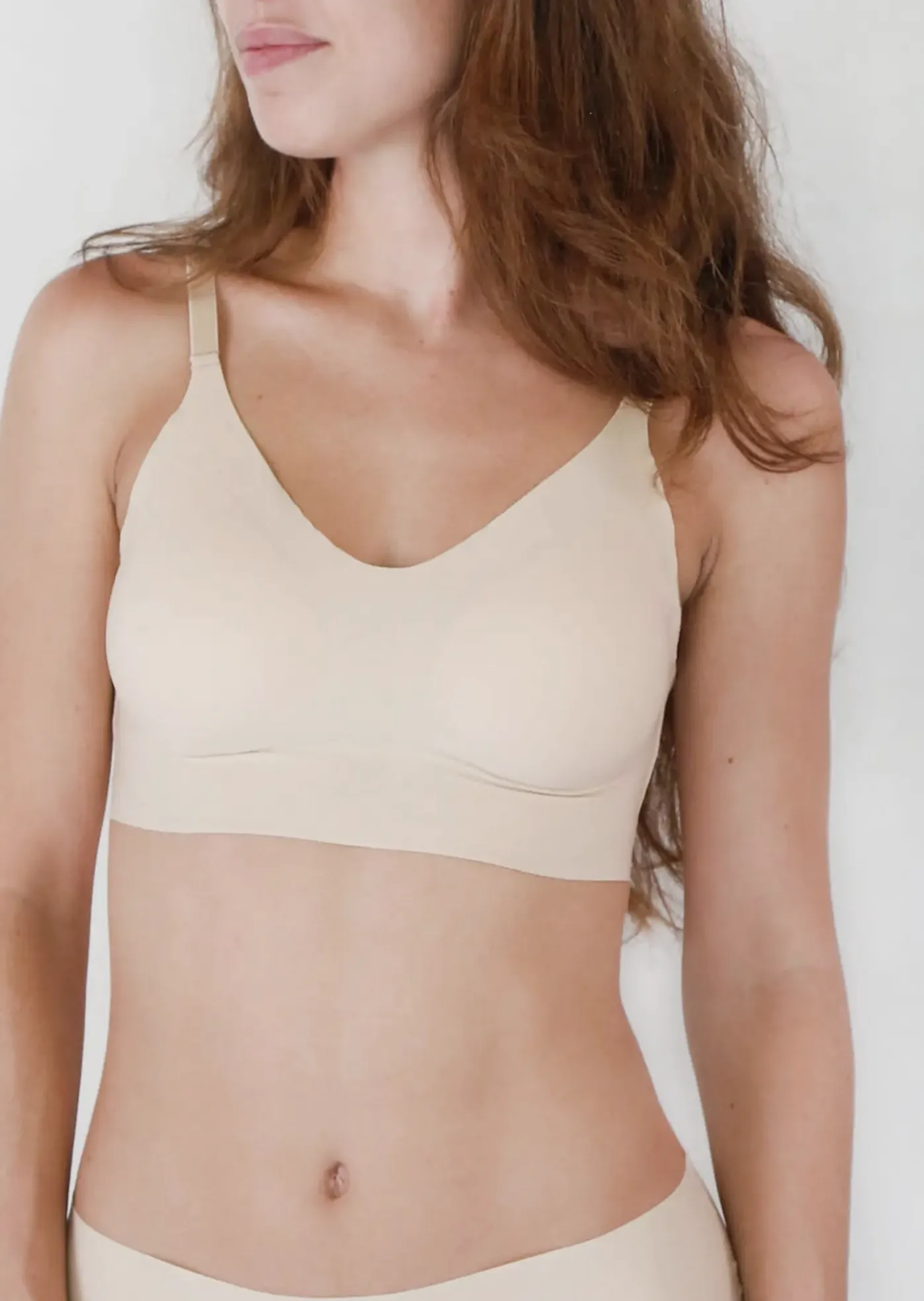 Signature Seamless Bra - Creme