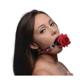 Silicone Ball Gag With Rose