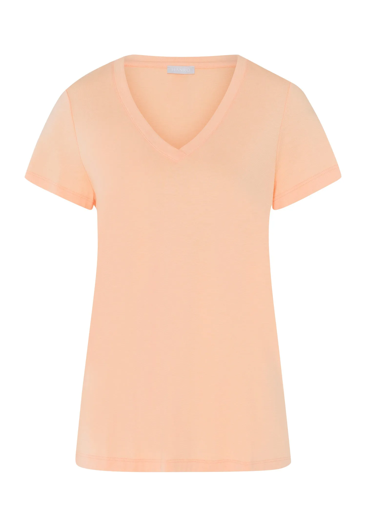 Sleep And Lounge V-Neck T-Shirt | Peach Nougat 77876-2274