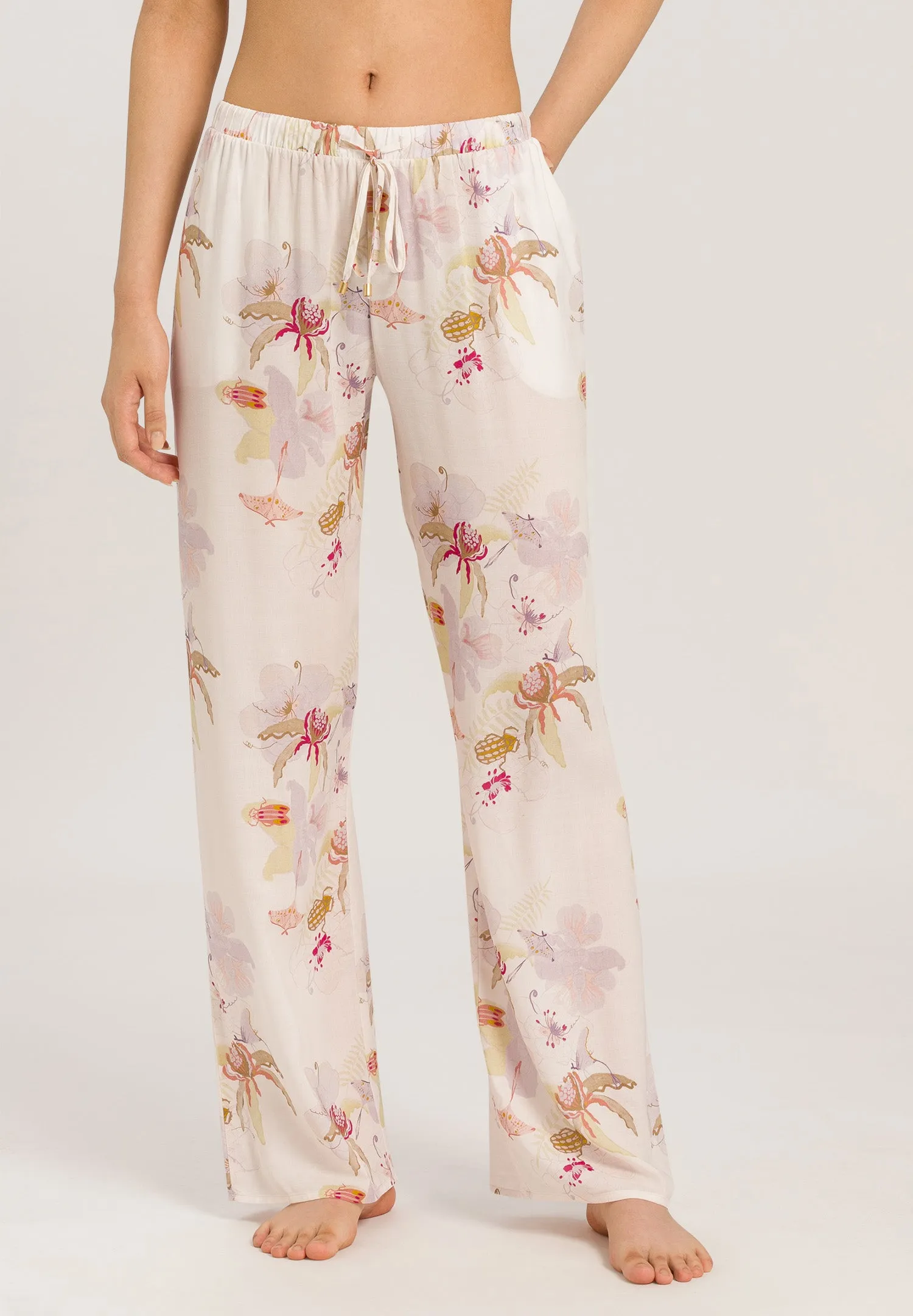 Sleep And Lounge Woven Long Pant | Bustling Garden 77617-2956