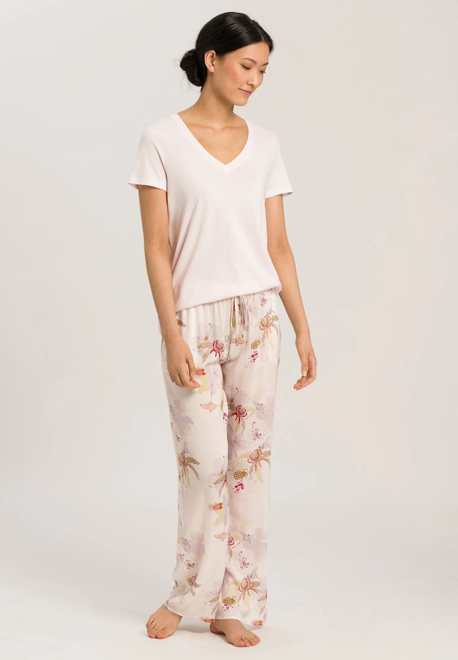 Sleep And Lounge Woven Long Pant | Bustling Garden 77617-2956