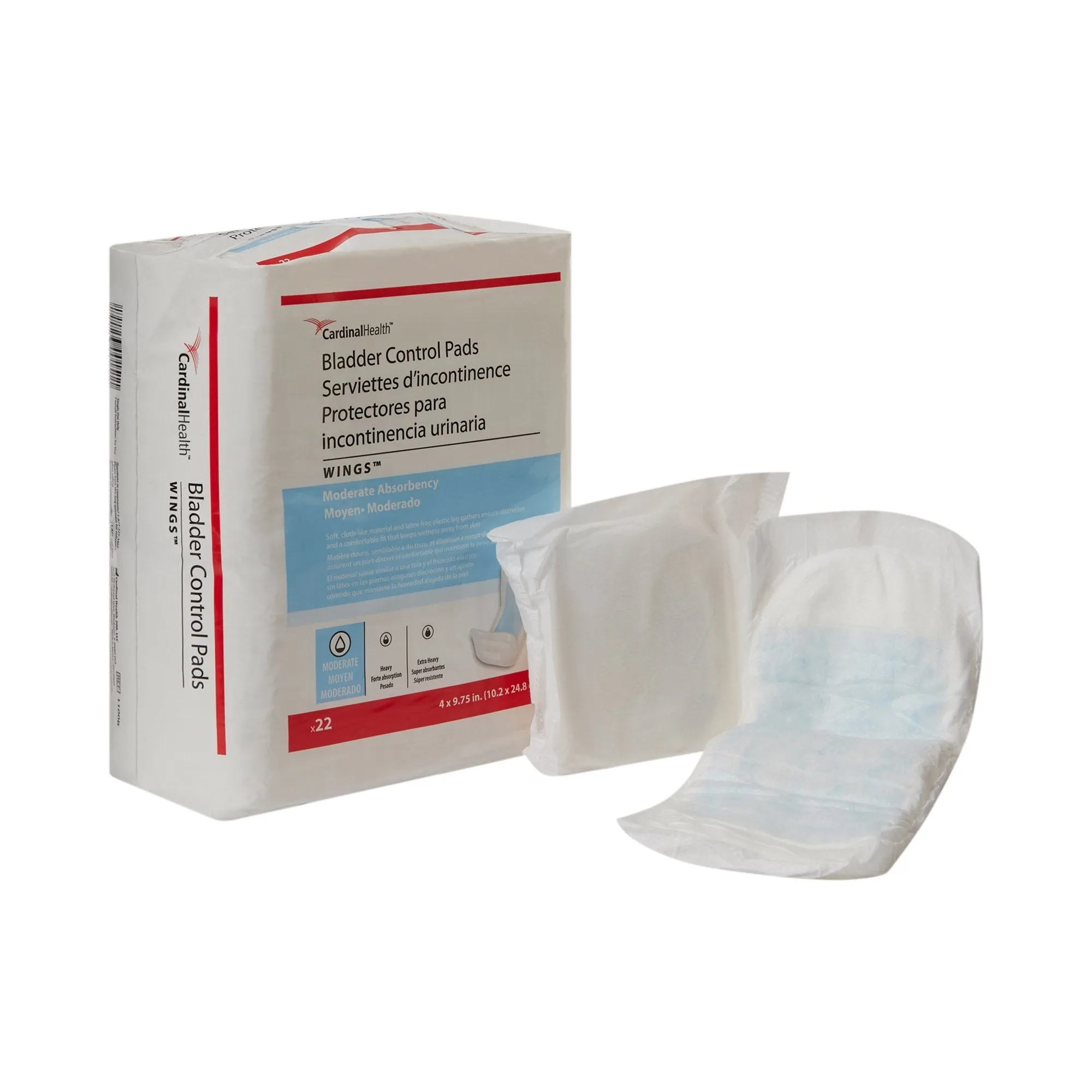 Sure Care Bladder Control Pads, Polymer Core, One Size Fits Most, Adult, Unisex, Disposable