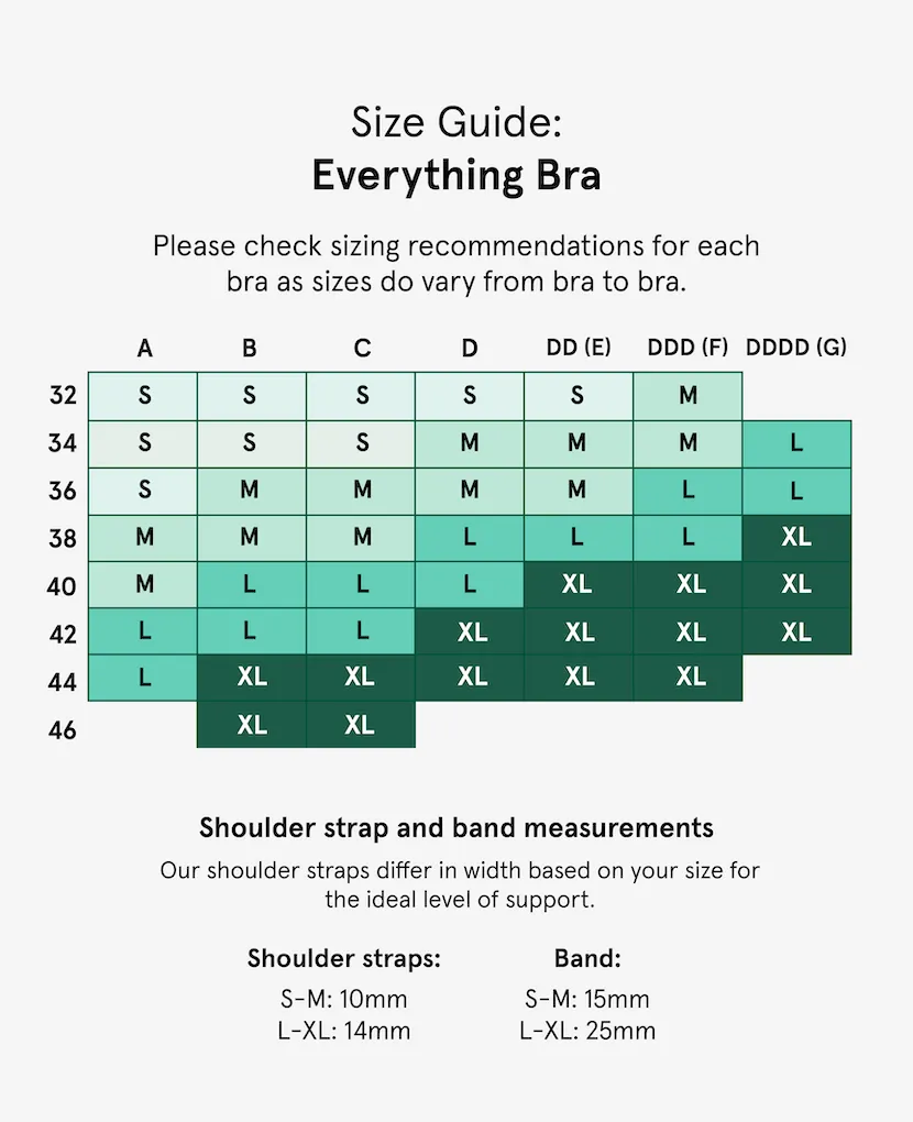 The Everything Bra 1.0 (L only)