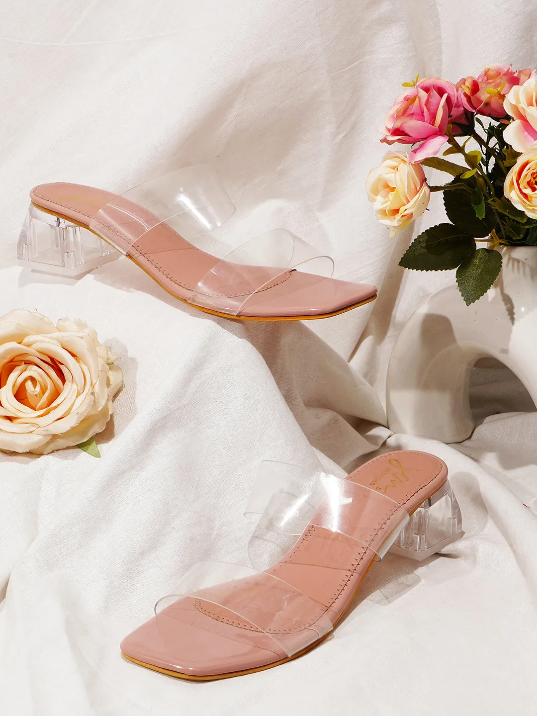 Transparent Block Heels