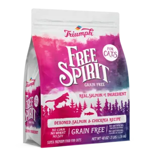 Triumph Free Spirit Grain Free Salmon & Chickpea Recipe Dry Cat Food