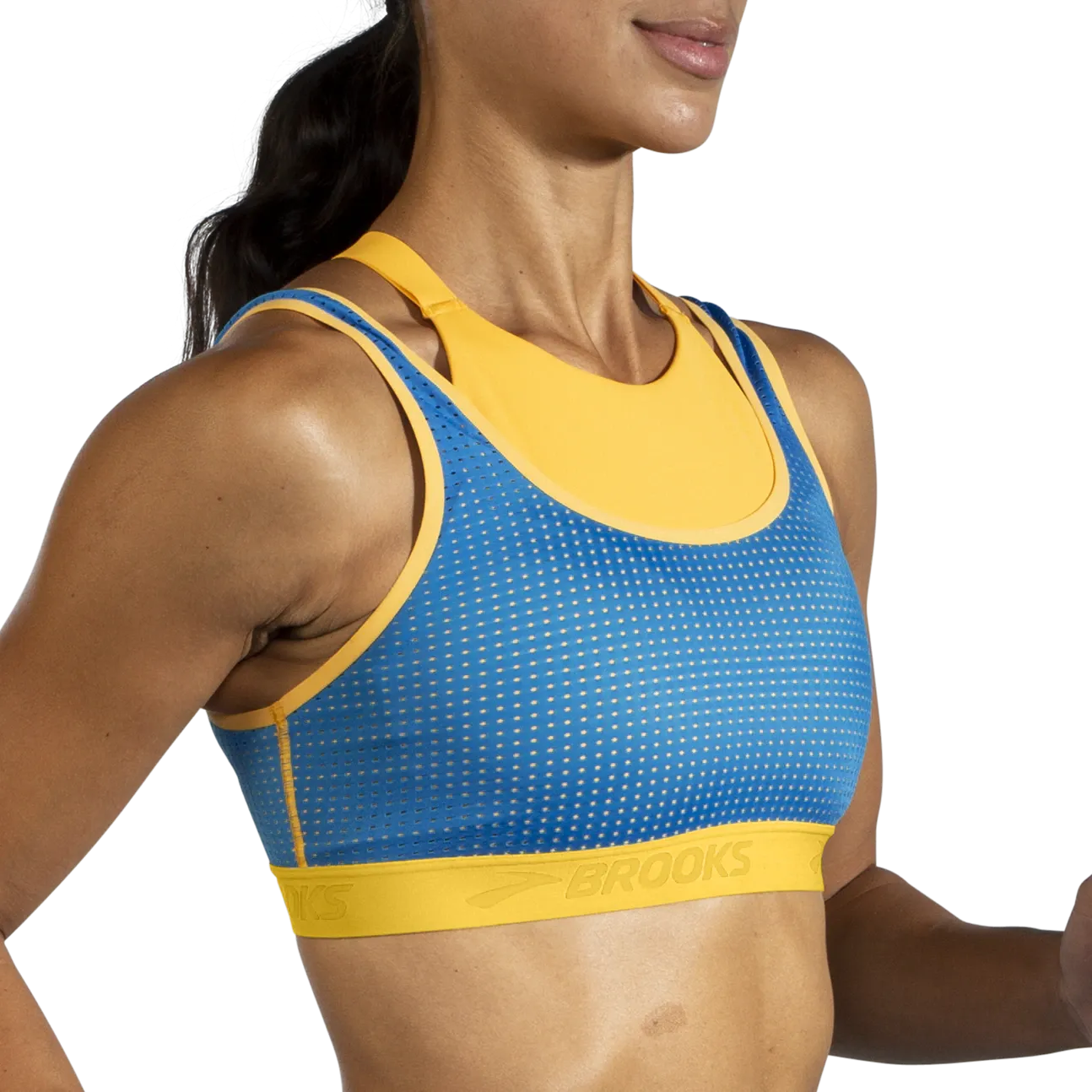 Women's Brooks Drive Mesh Run Bra