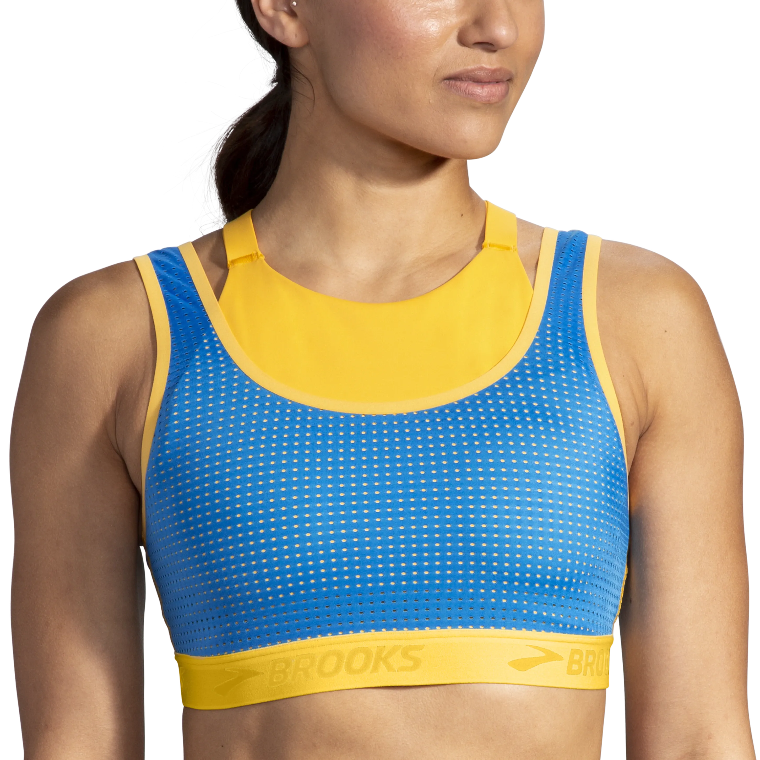 Women's Brooks Drive Mesh Run Bra